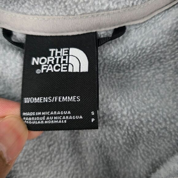 The North Face Women's Denali 2 Fleece‎ Jacket Gray Black Size Small 4496 - Picture 8 of 10